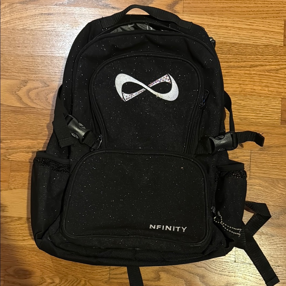NFINITY Black Backpack Sleek Durable Design